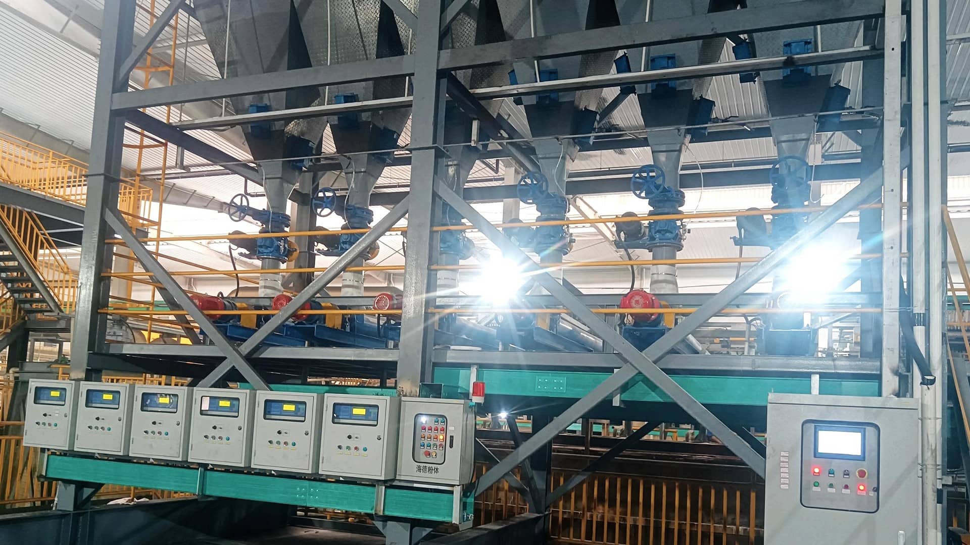 氧化鐵粉氣力輸送系統(tǒng)(圖1) 氧化鐵粉氣力輸送系統(tǒng)(圖1)