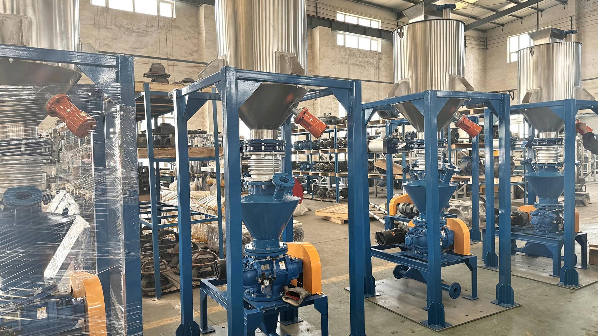 粉體輸送系統(tǒng)工藝在石膏輸送中的應(yīng)用(圖3)