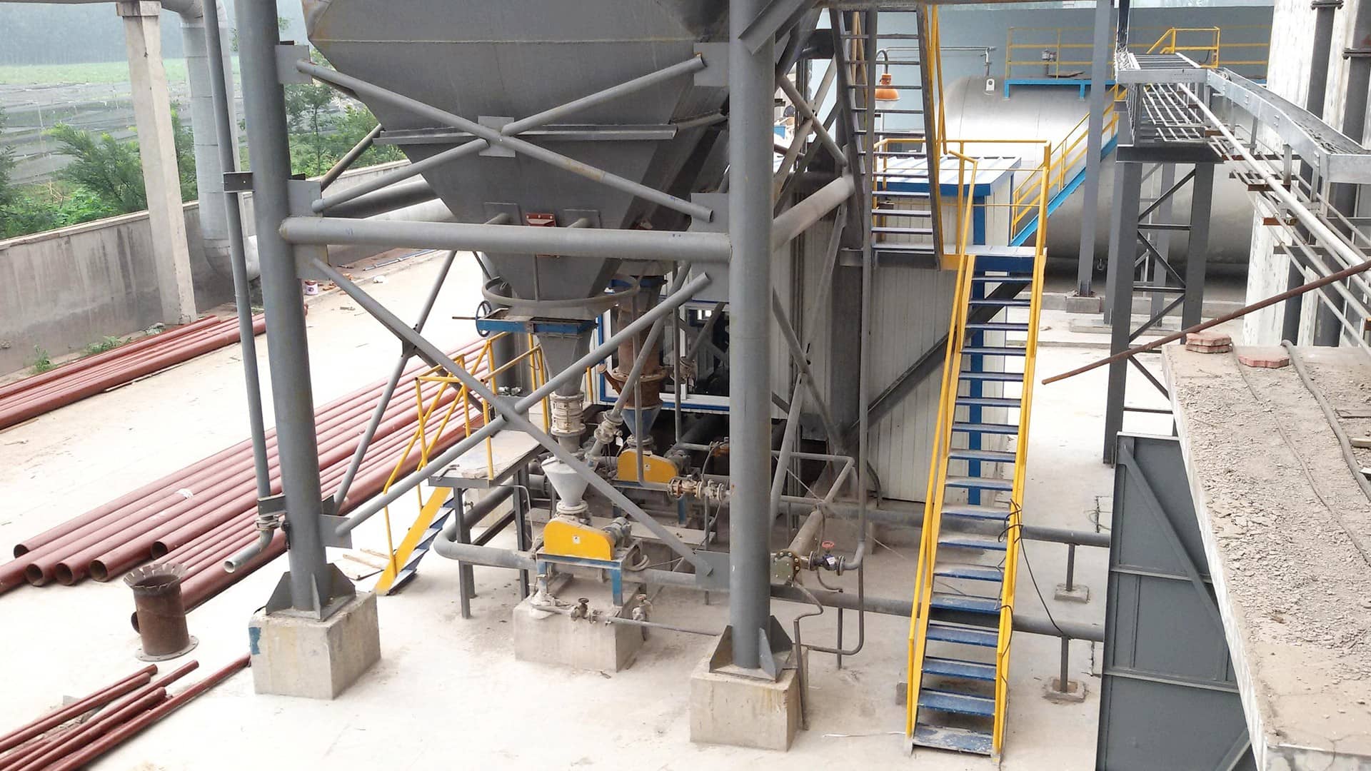 聚丙烯(PP)氣力輸送系統(tǒng) 聚丙烯(PP)氣力輸送系統(tǒng)(圖1)