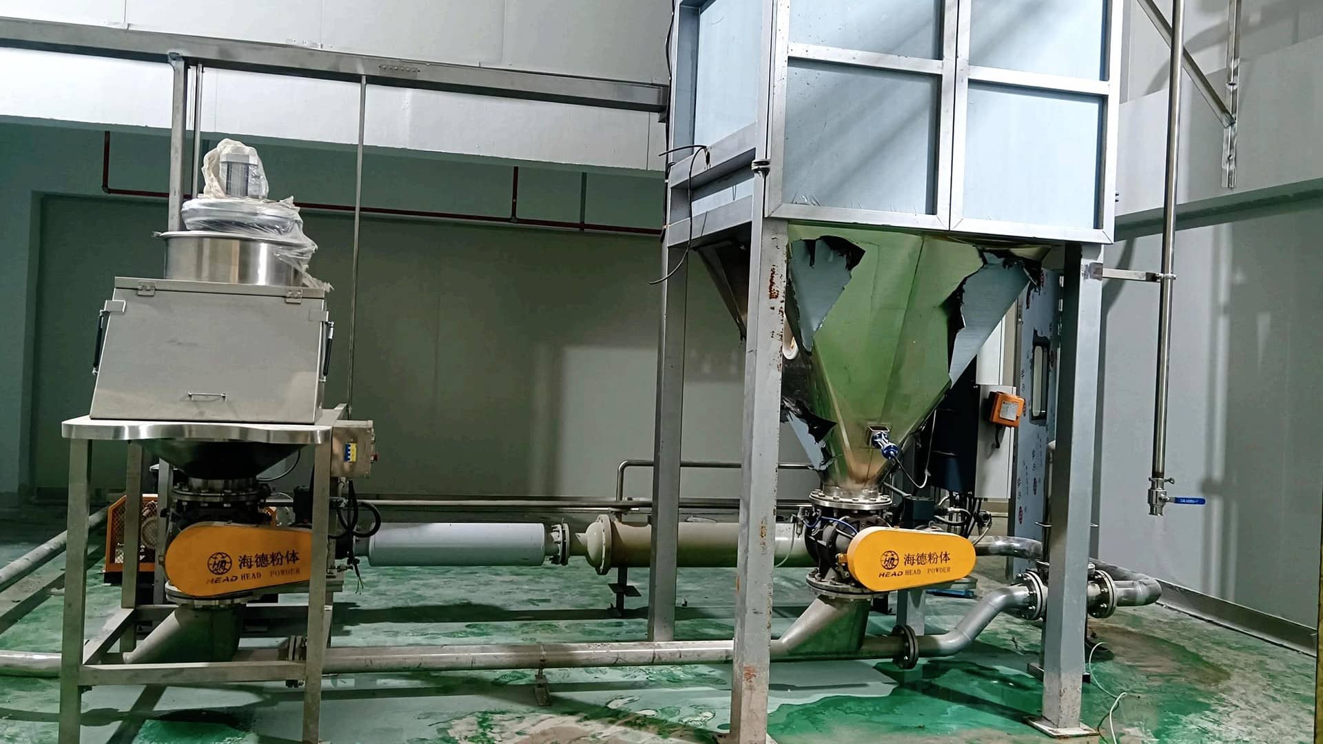 食鹽氣力輸送系統(tǒng)(圖3) 食鹽氣力輸送系統(tǒng)(圖3)